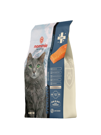 Nommie Pet Food Sterilised Salmon ACSSM Nommie Pet Food Super Premium