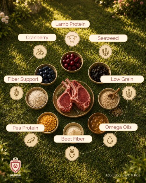 Lamb and Rice Nommie Adult Dog Lamb and Rice Super Premium Pet Food