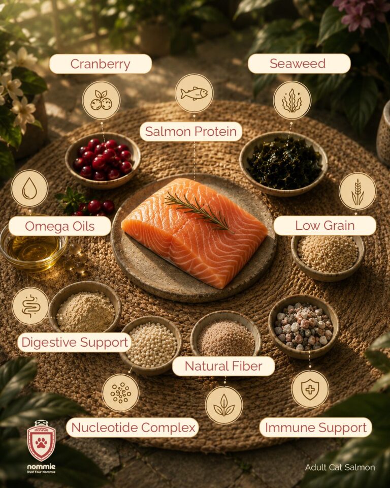 Adult Cat Food Salmon Low Grain